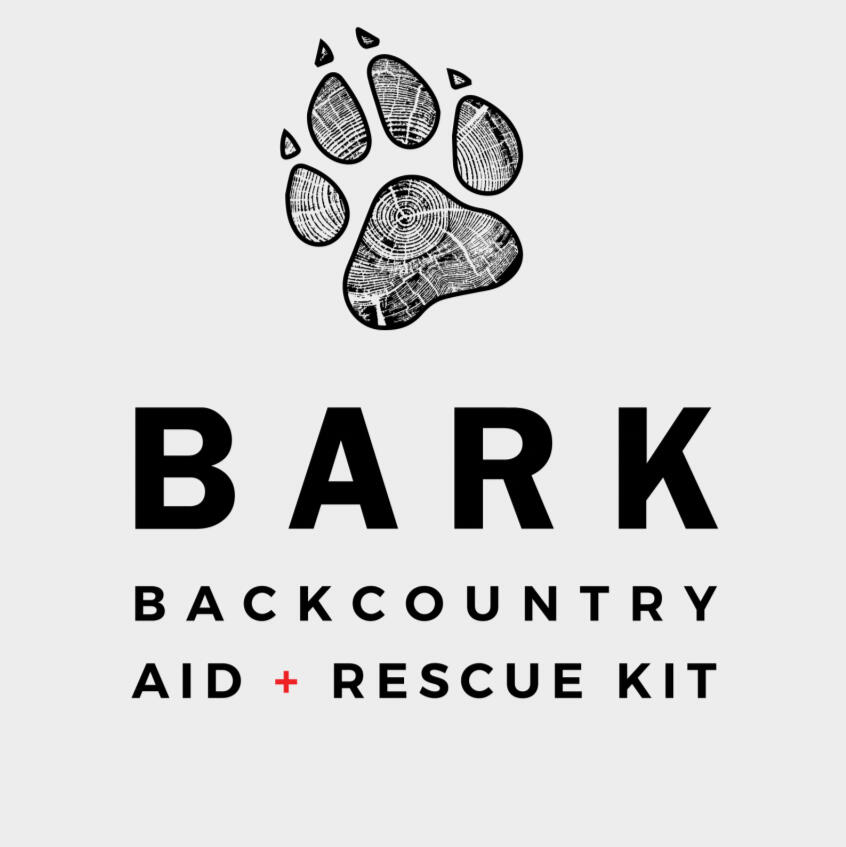 bark back country aid and rescue kit logo